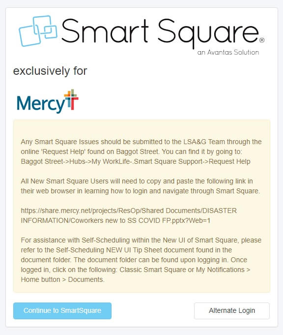 merch smart square login page