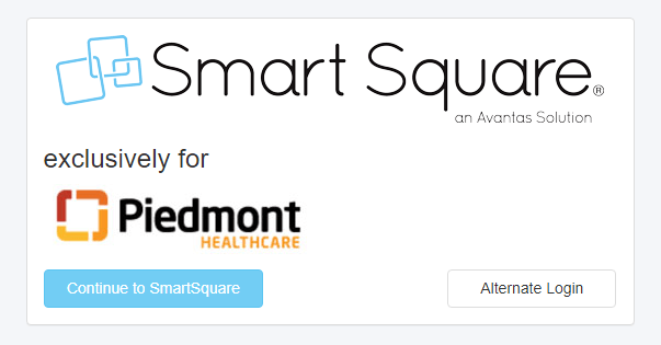 login to piedmont smart square